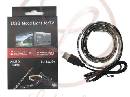 USB LED szalag TV mögé